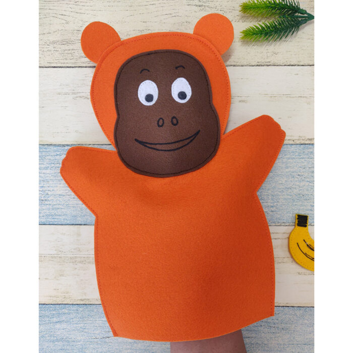 Animals Hand Puppet - Orangutan| Hand Puppet for Storytelling for Kids| - Image 3